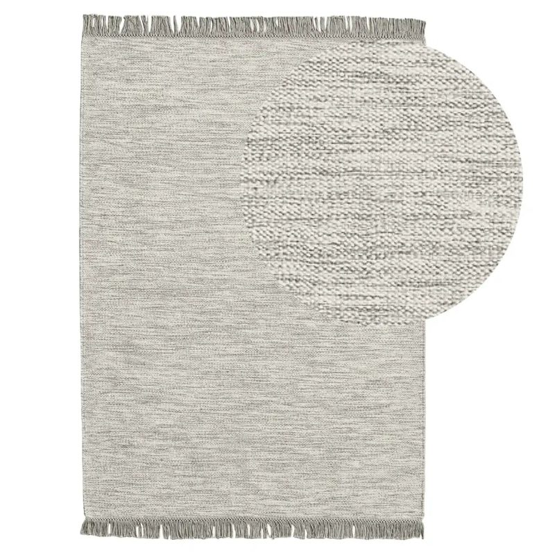Hanbury Wool/Cotton Rug - Clay & Natural - 120 x 170cm