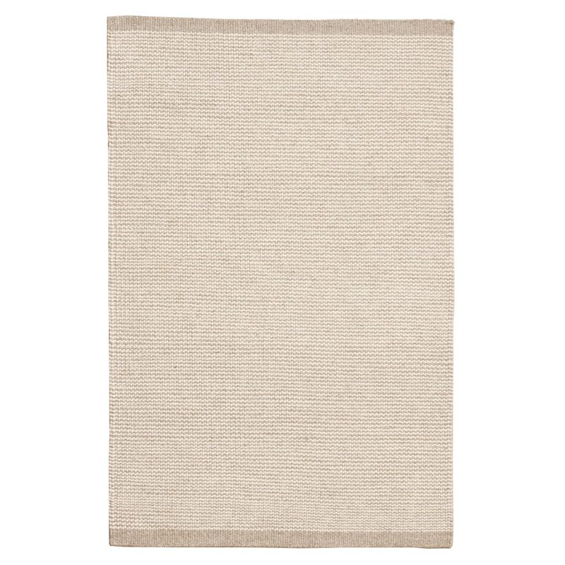 Cotham Clay & Natural Striped Wool with Cotton Rug - 160 x 230cm