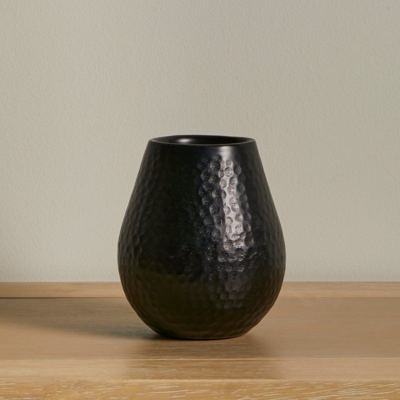 Hale 13.5cm Metal Candle Holder - Black Bronze