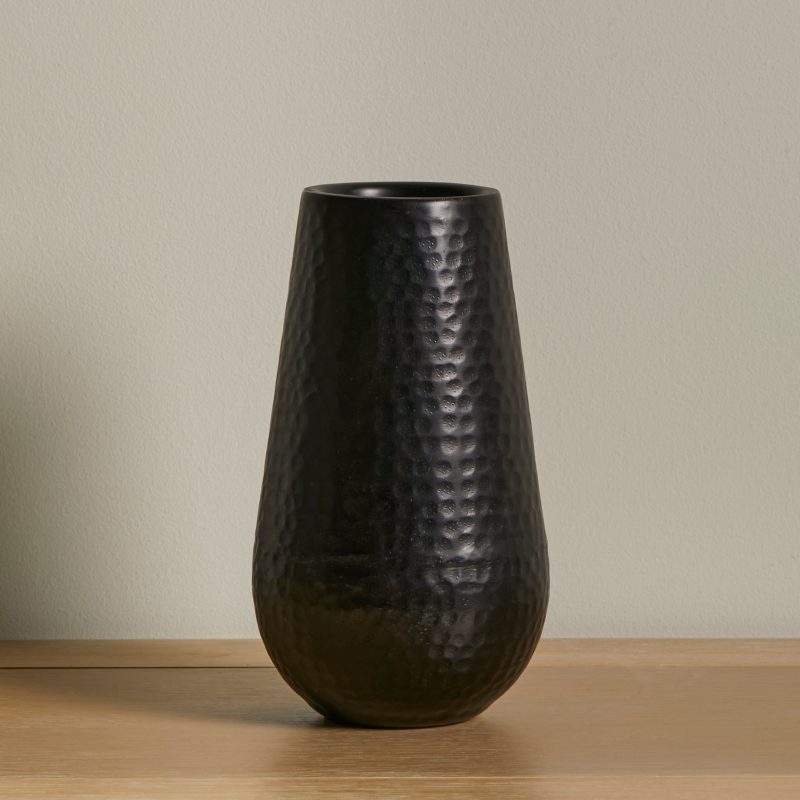 Hale 20cm Metal Candle Holder - Black Bronze